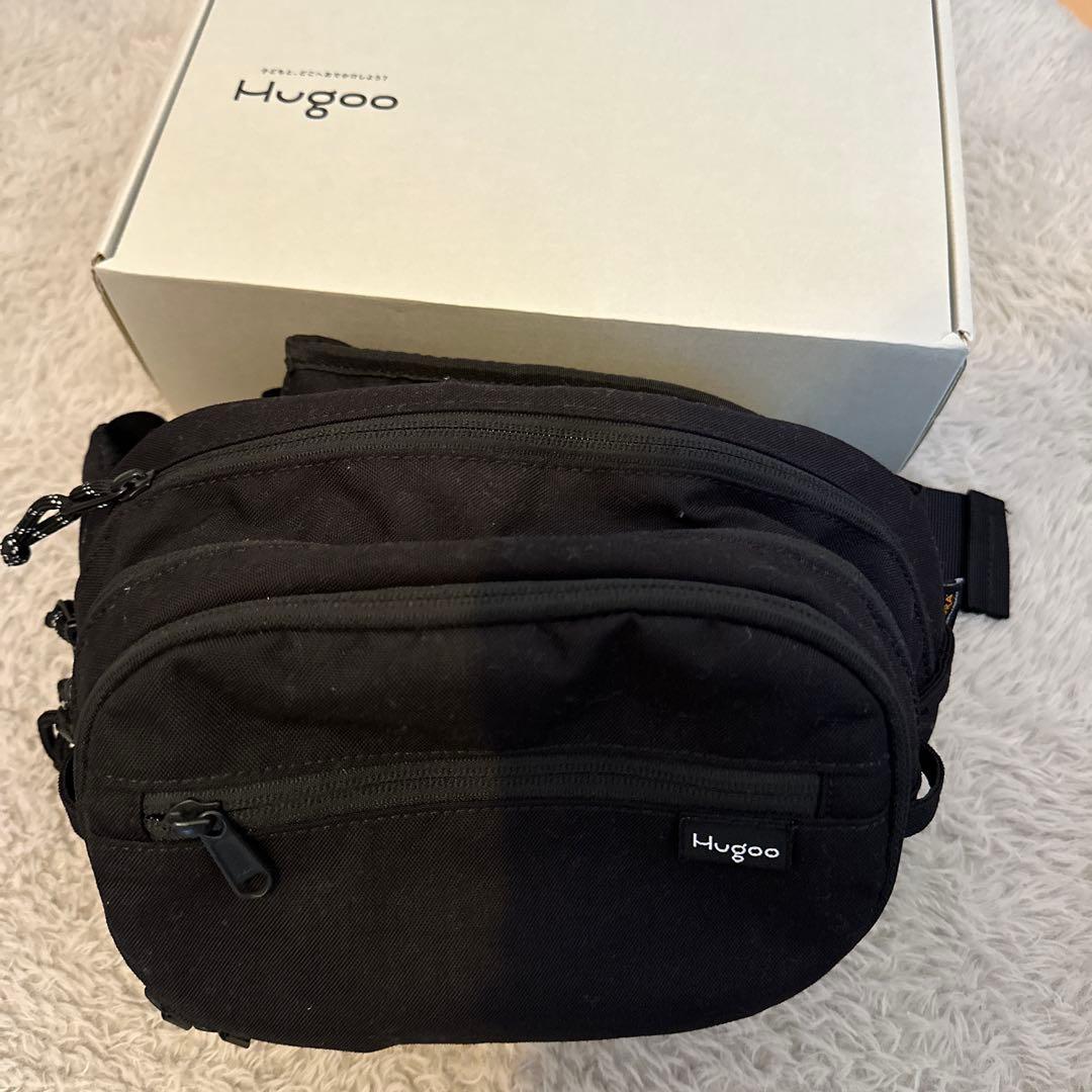 ハグー Hugoo ヒップシート 抱っこ紐 ショルダーバッグ 収納袋付き
