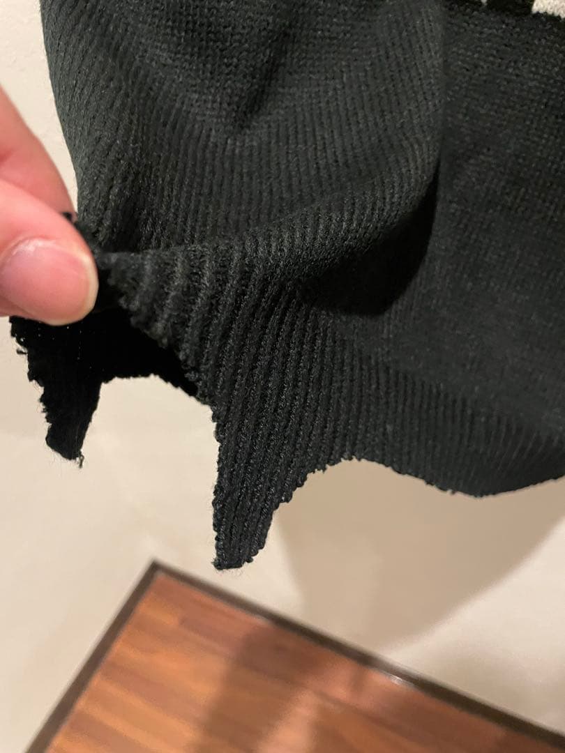 saint mxxxxxx ダメージニット　24SS