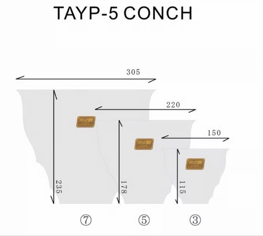 M&M x MASSES TYPE5 【Conch】Aluminum 2個