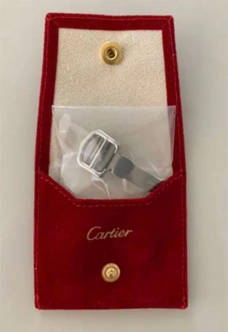 【新品・未使用】カルティエ 純正 Dバックル 14mm Stainless