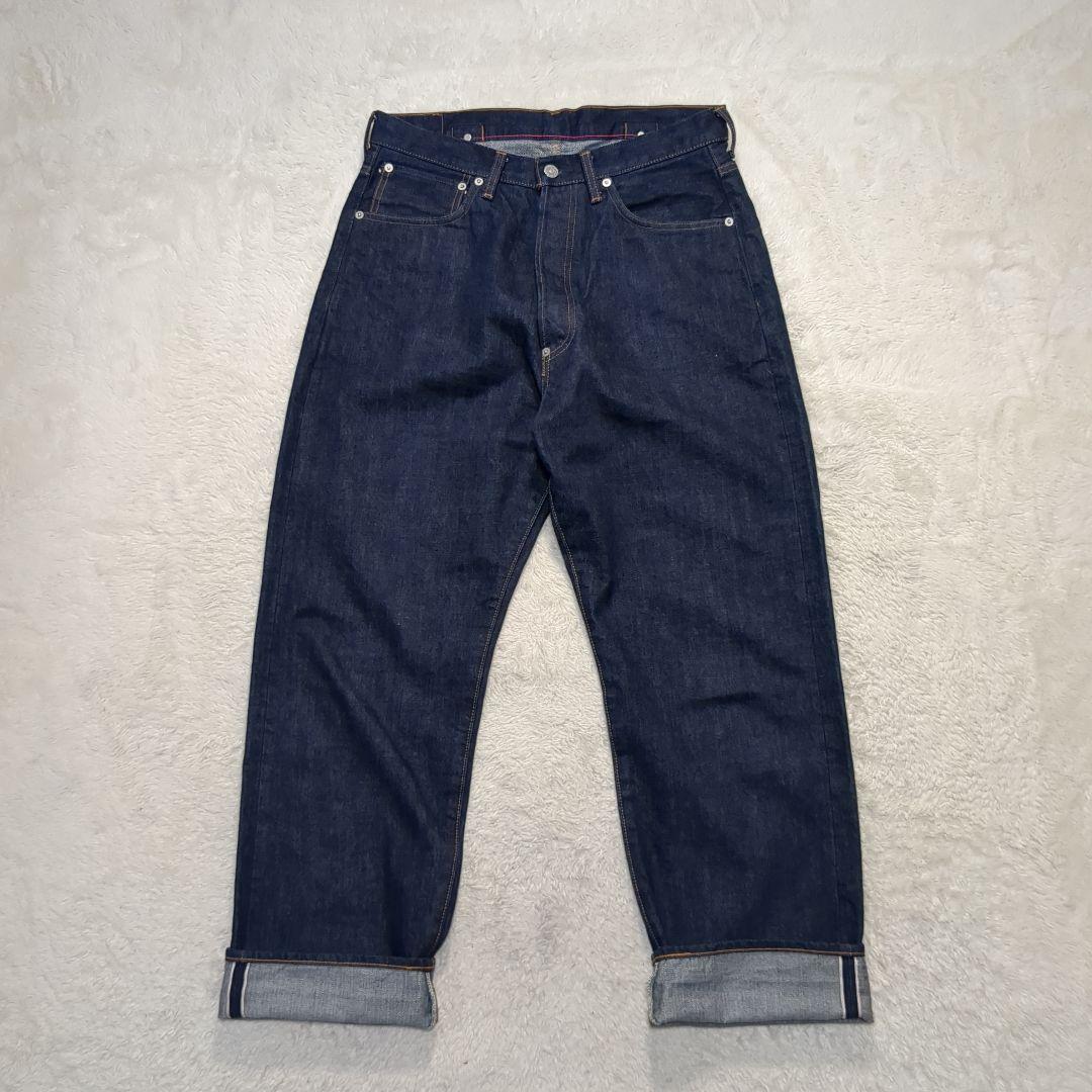 ✨赤耳！シンチバック！w30✨Ordinary fits ワイド濃紺 日本製