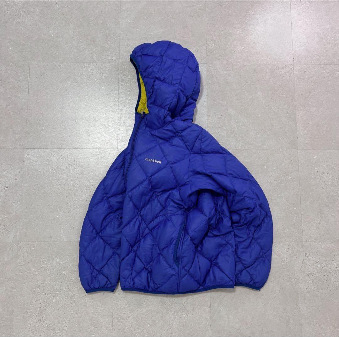 ジャケット・アウター mont-bell down jacket parka blue/yellow