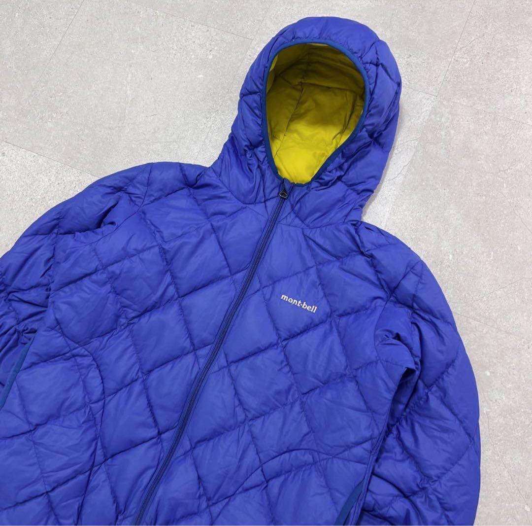 ジャケット・アウター mont-bell down jacket parka blue/yellow