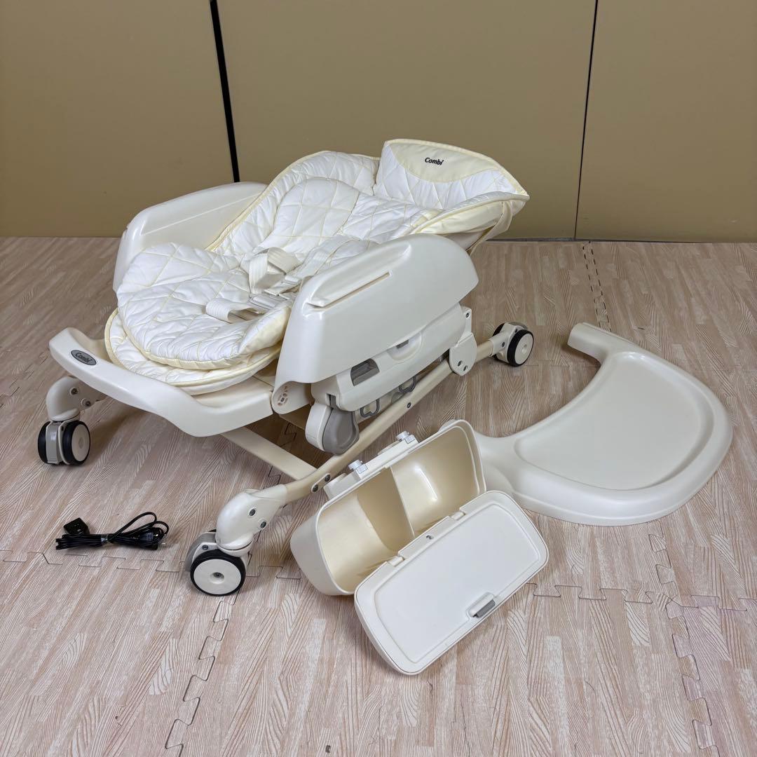 極上クリーニング済　☆綺麗☆　コンビ　ハイロー　電動式　ネムリラ　オートスイング