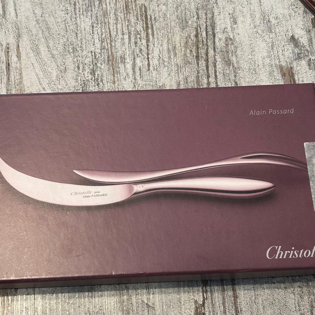 【未使用】クリストフル アランパッサー ステーキナイフ&フォークセット