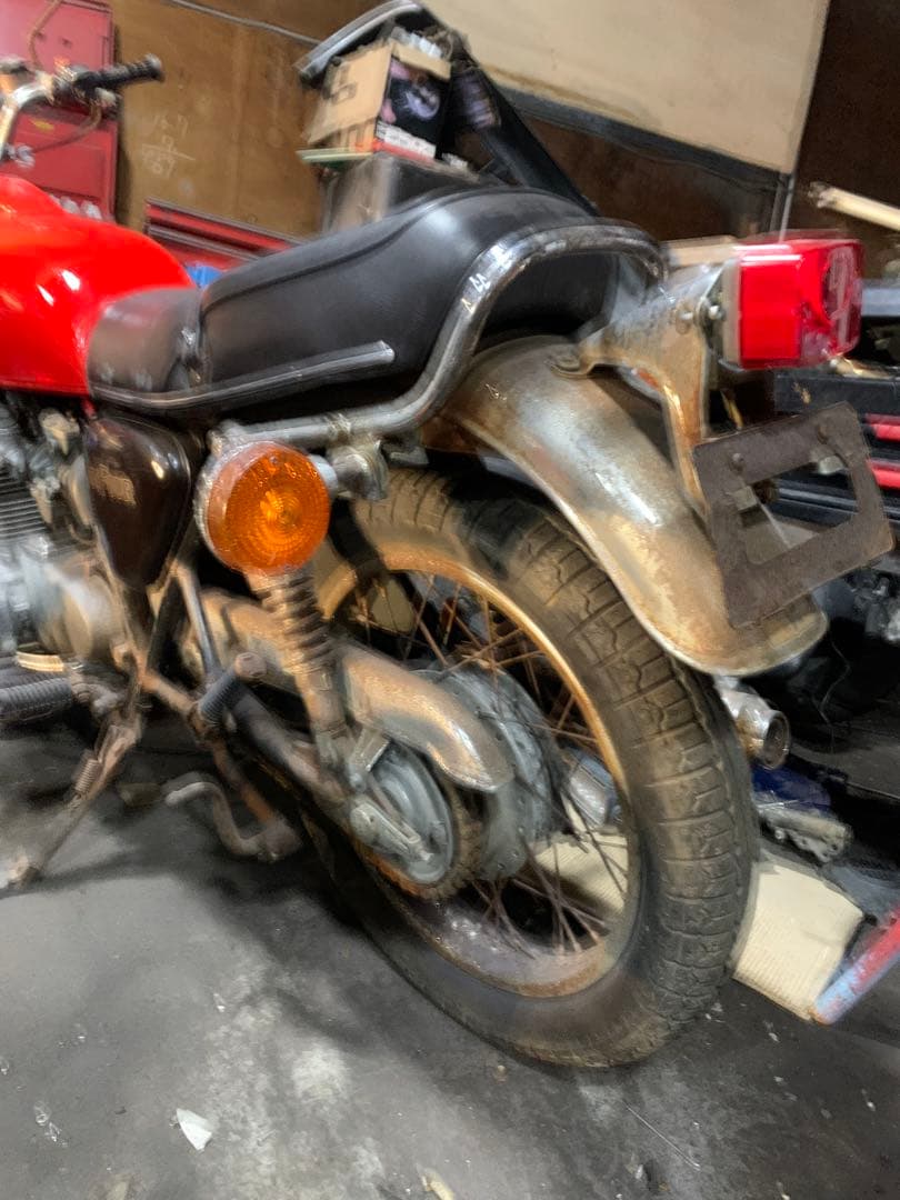 CB550F！　部品取り車です