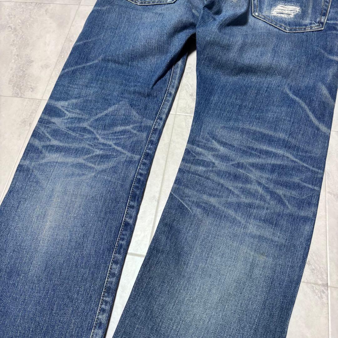 【超希少】ヒステリックグラマー ダメージ加工 スタッズデニムパンツ 30 日本製