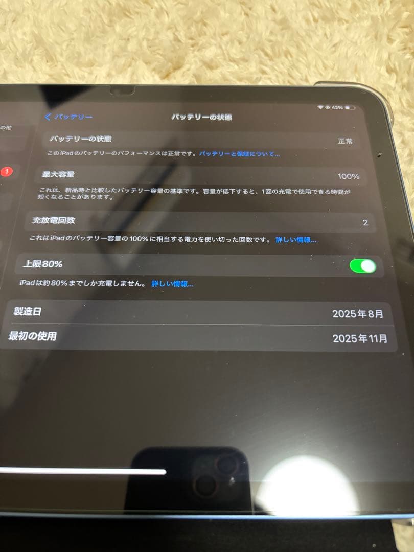 iPad 11世代　A16 ブルー　256GB