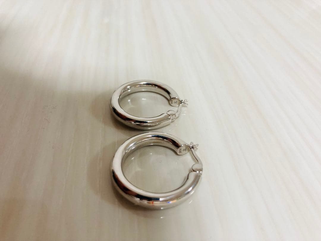 TOMWOOD Classic Hoop Medium フープピアス　925