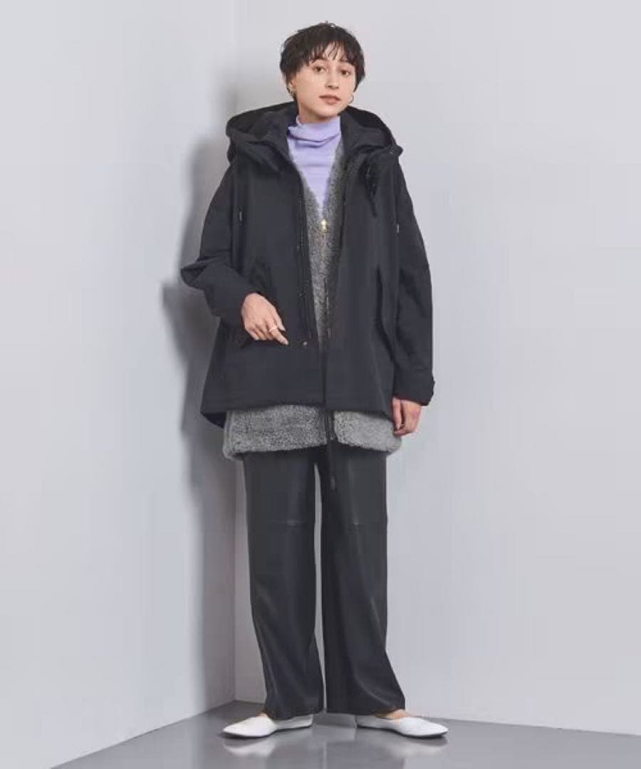 【美品】別注＜THE RERACS＞ドロップショルダー モッズコート