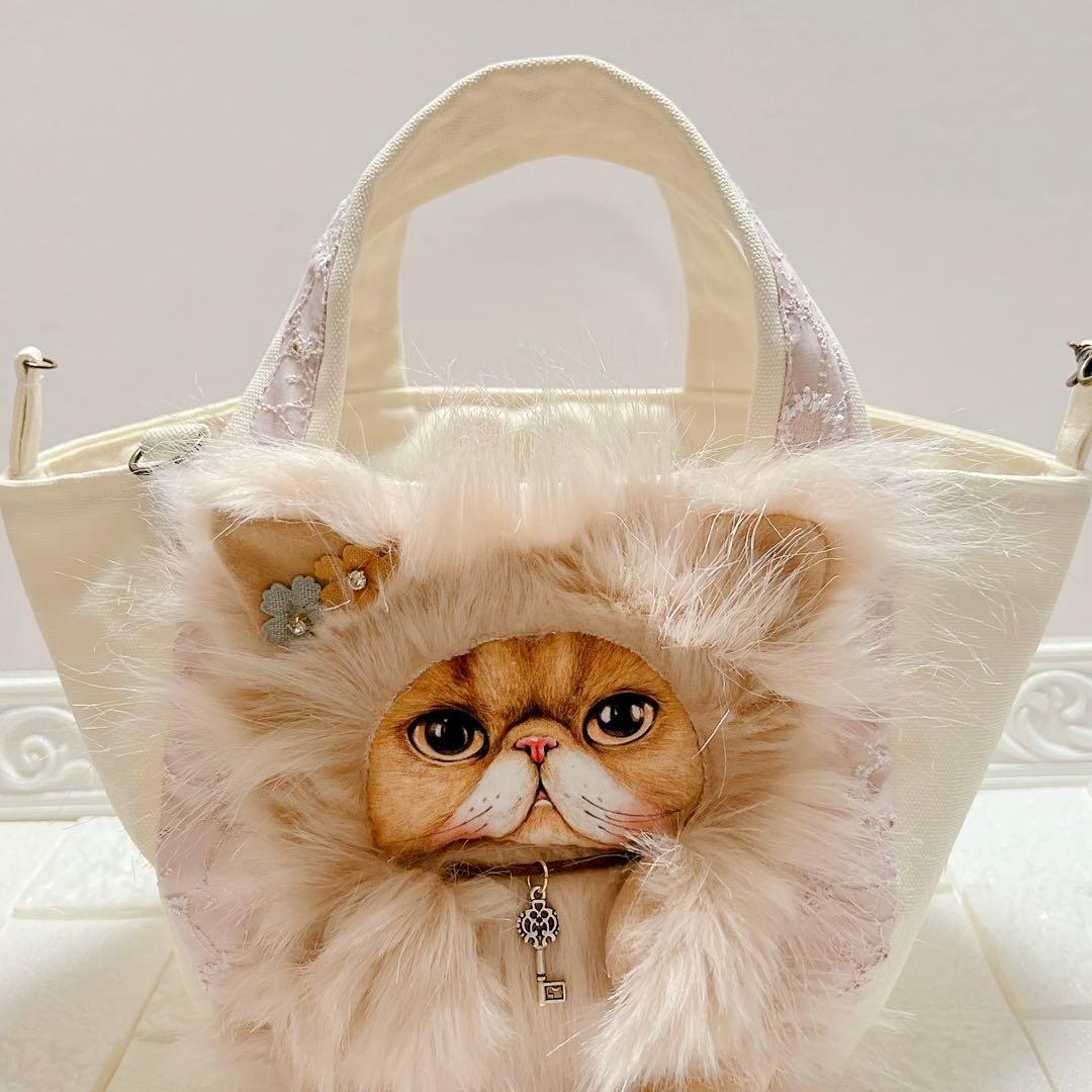 ☆激カワ コヤンイサムチョン 猫ちゃん トートバッグ 帆布 Spring ver