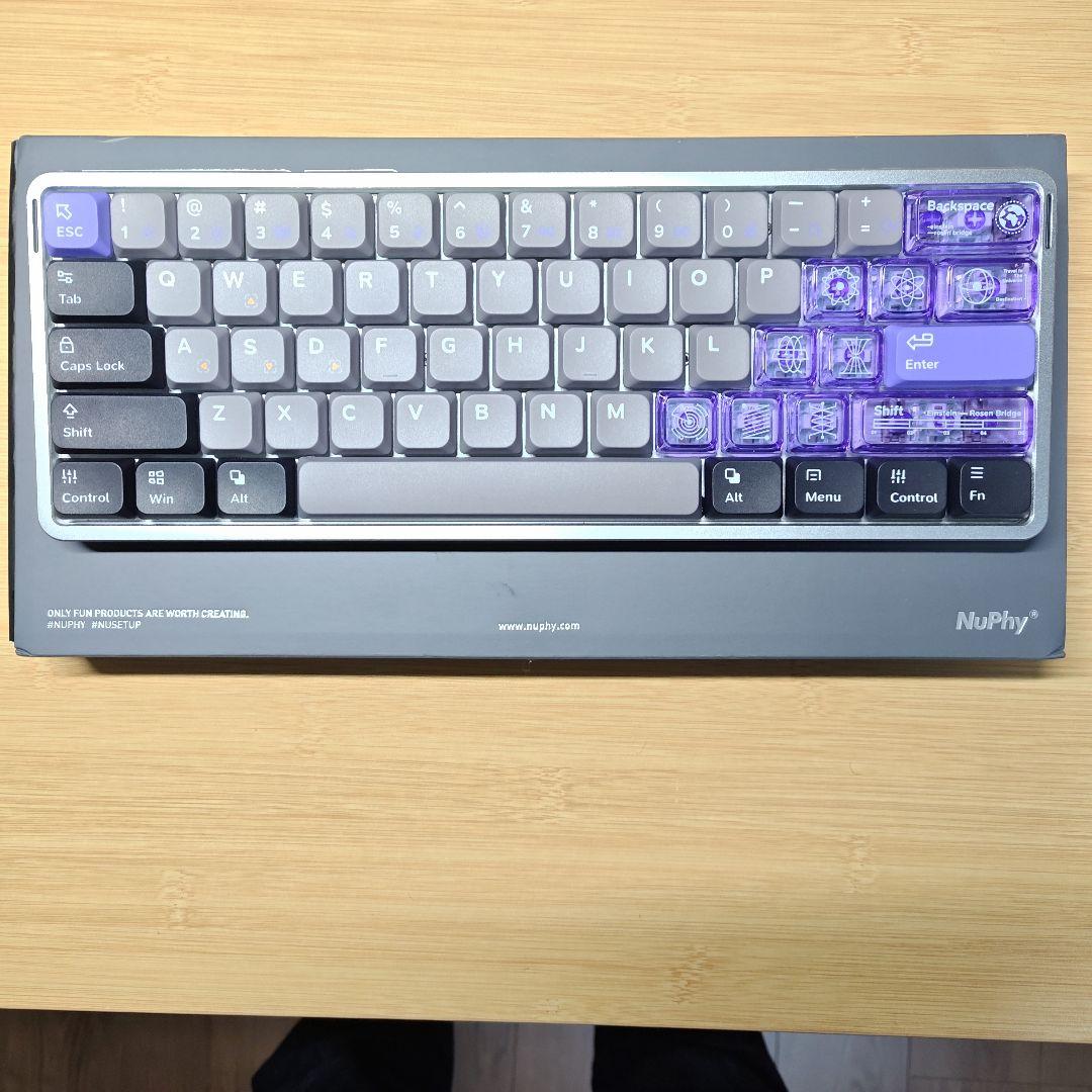 NuPhy AIR60 HE ロープロファイルラピッドトリガーキーボード