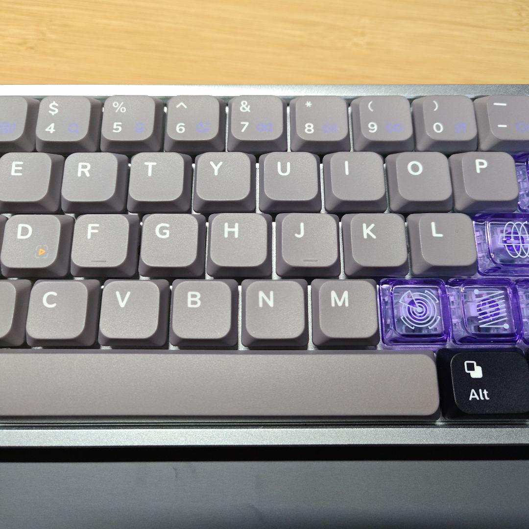 NuPhy AIR60 HE ロープロファイルラピッドトリガーキーボード