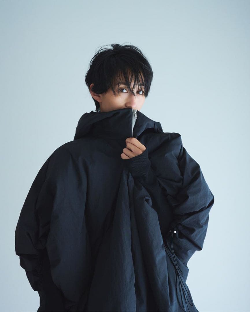 MilaOwenミラオーウェン　ダウンフェザー　サイドリボン　ポンチョベスト