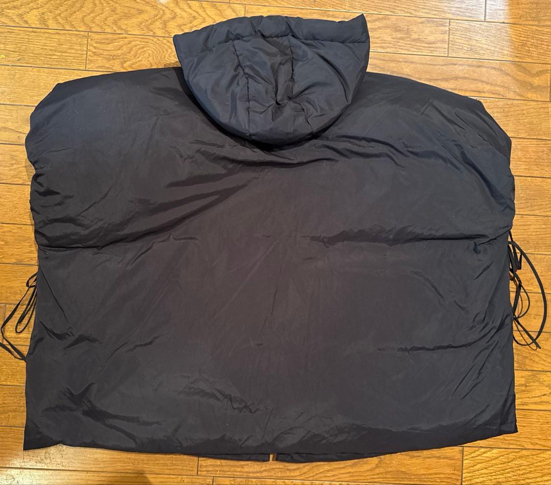 MilaOwenミラオーウェン　ダウンフェザー　サイドリボン　ポンチョベスト