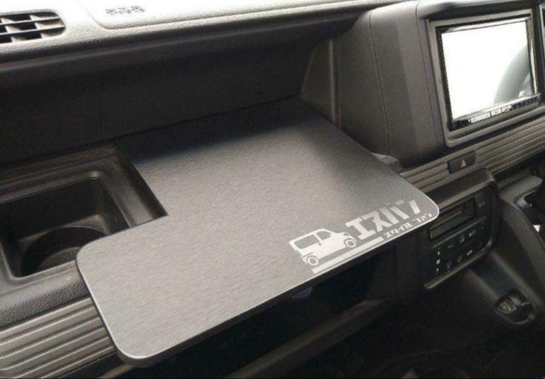 N-VAN専用　ハンドメイドテーブル改！スーパーショート＆インパネトレイセット！