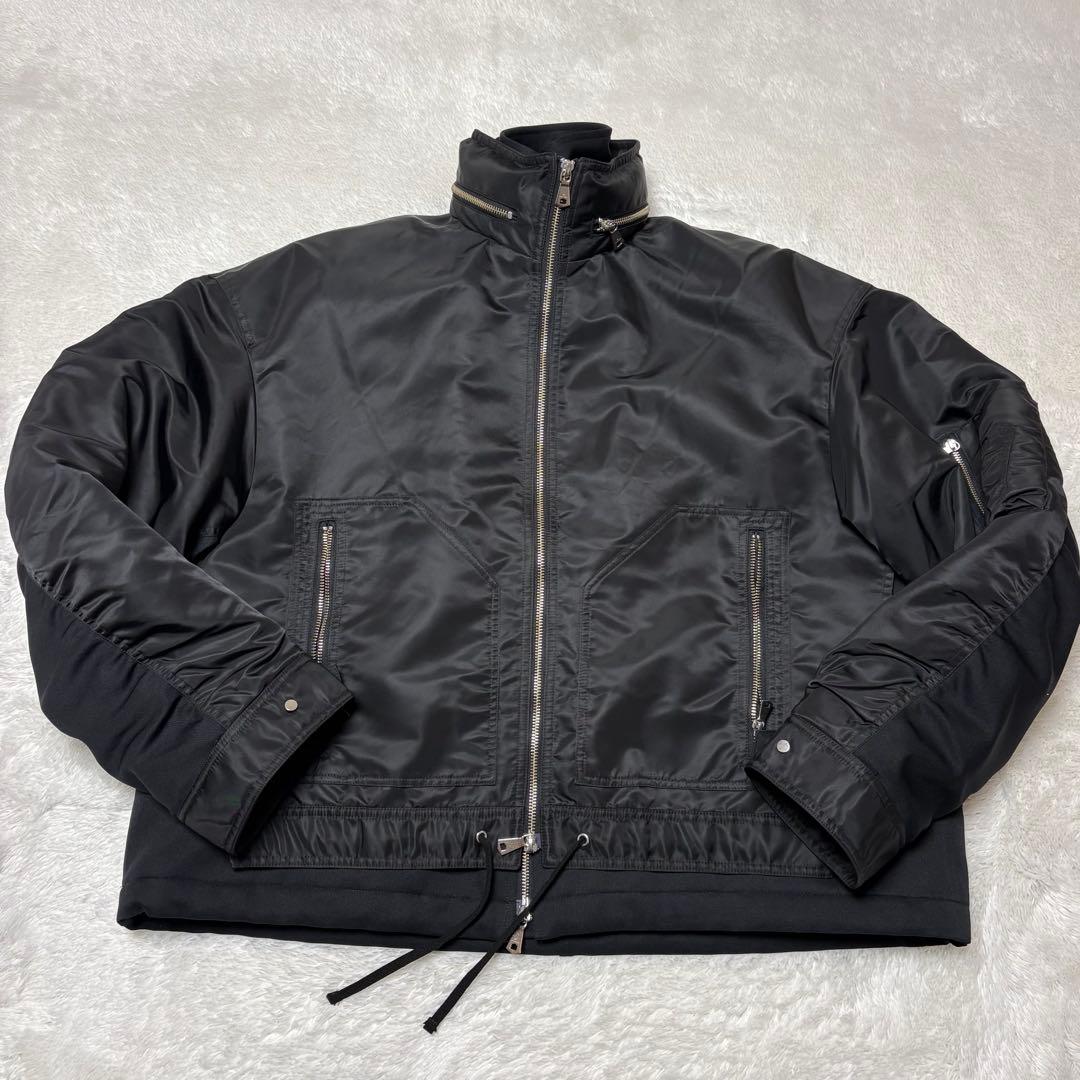 試着のみ★MAISON SPECIAL プライムオーバーレイヤリングブルゾン