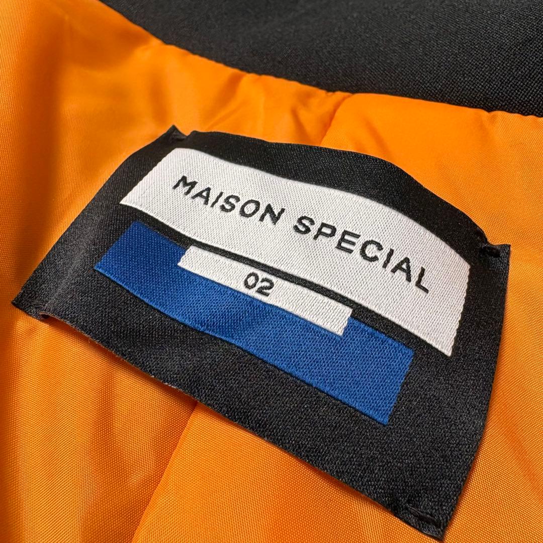 試着のみ★MAISON SPECIAL プライムオーバーレイヤリングブルゾン