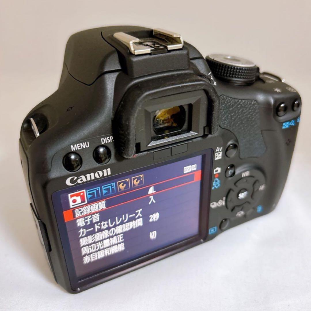 極上品⭐️ショット数わずか1333回⭐️Canon Kiss X3 ダブルレンズ