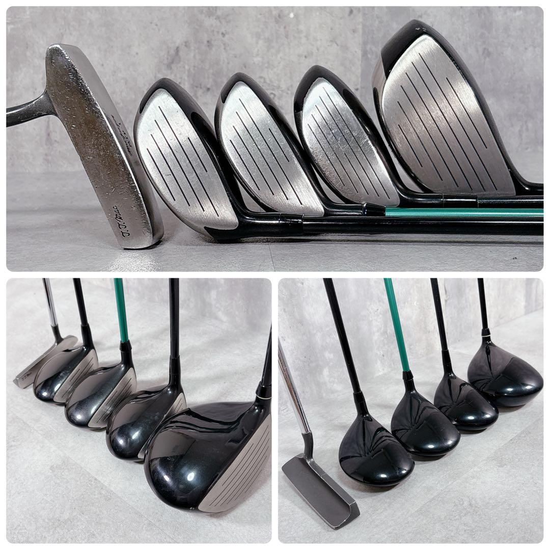 V813 FOURTEEN メンズ ゴルフ クラブ フルセット 11点 黒 男性