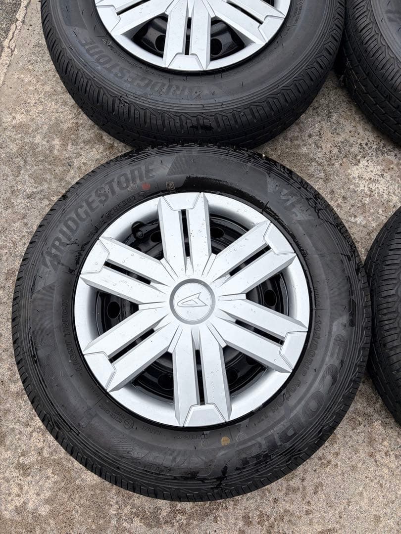 ダイハツアトレー純正ホイール＆タイヤ4本セット 新車外し 美品 12インチ