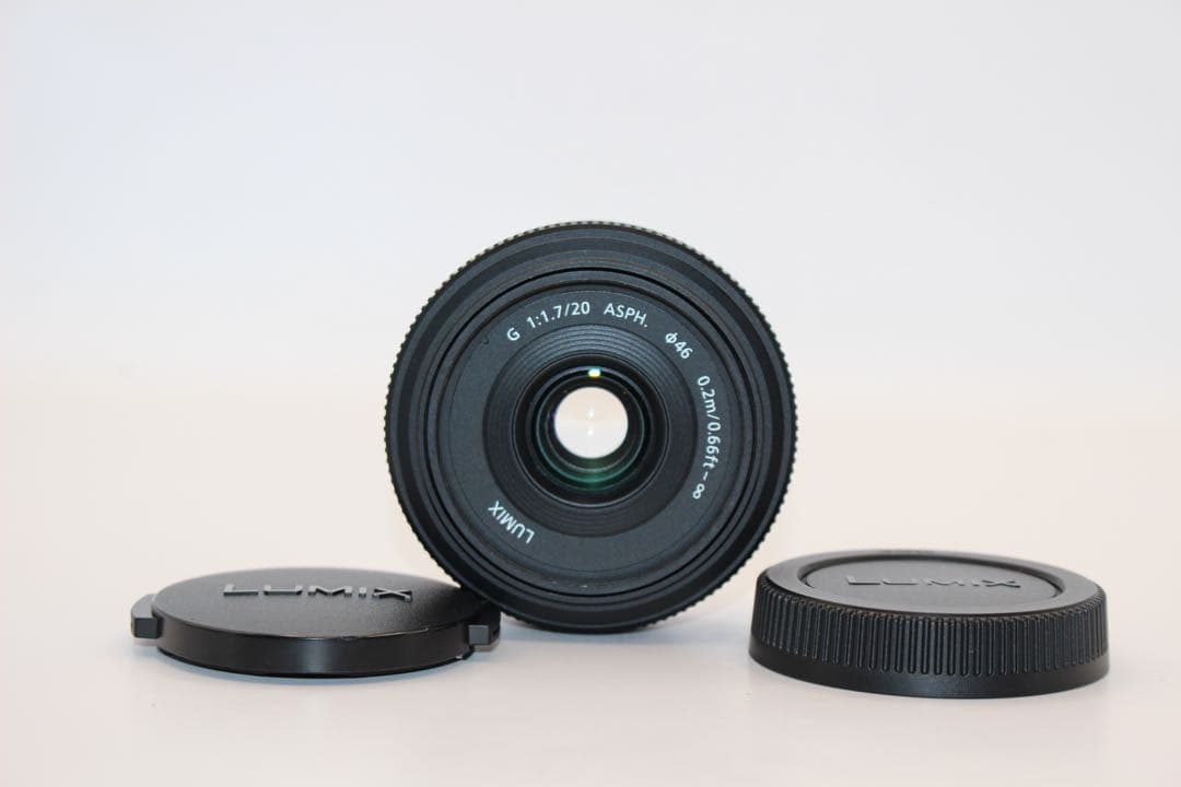 Annis無言 プロフあり様★純正収納袋付★ LUMIX 単焦点レンH-H020