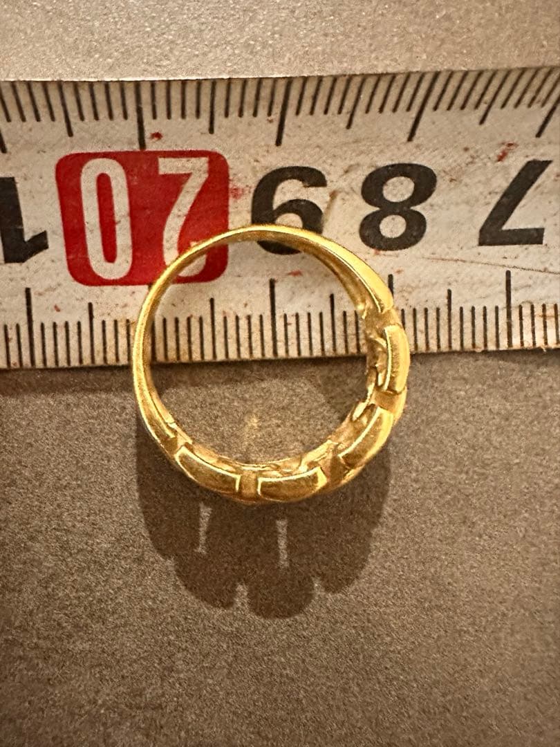 いよちゃん　k18 リング 約5.2g 指輪 メンズ レディース 金