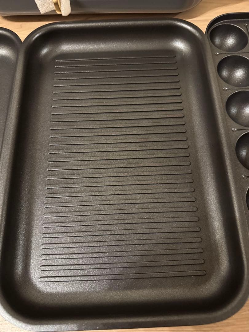 【新品未使用】BRUNO コンパクトホットプレート BOE021-CHチャコール