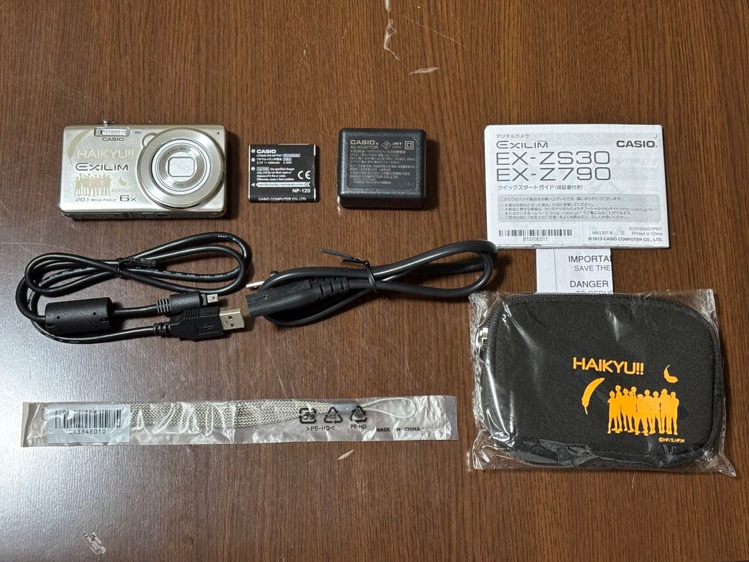 CASIO ハイキュー!!×EXILIM EX-ZS30 動作確認済 完品 美品