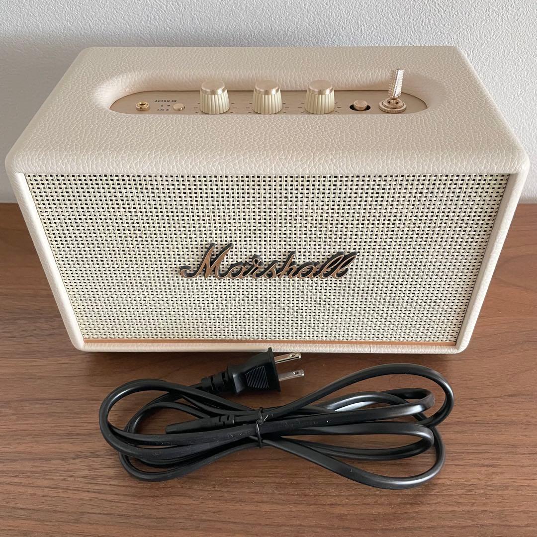 Marshall Acton3 ワイヤレスBluetoothスピーカー クリーム