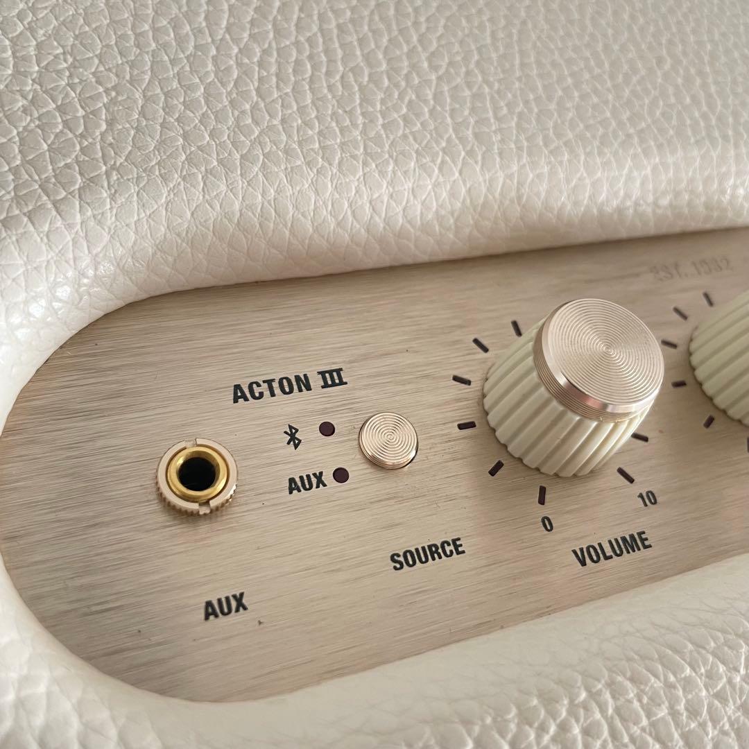 Marshall Acton3 ワイヤレスBluetoothスピーカー クリーム