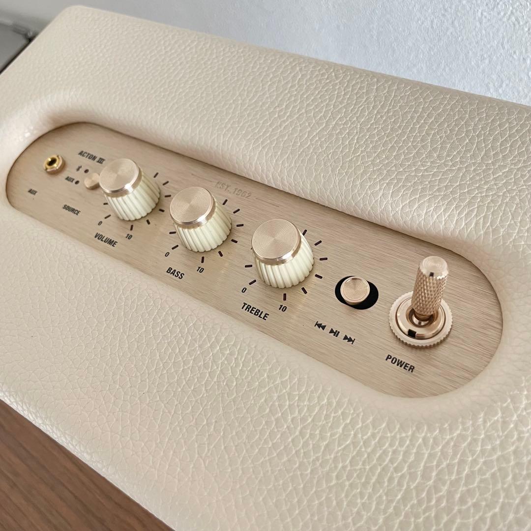 Marshall Acton3 ワイヤレスBluetoothスピーカー クリーム