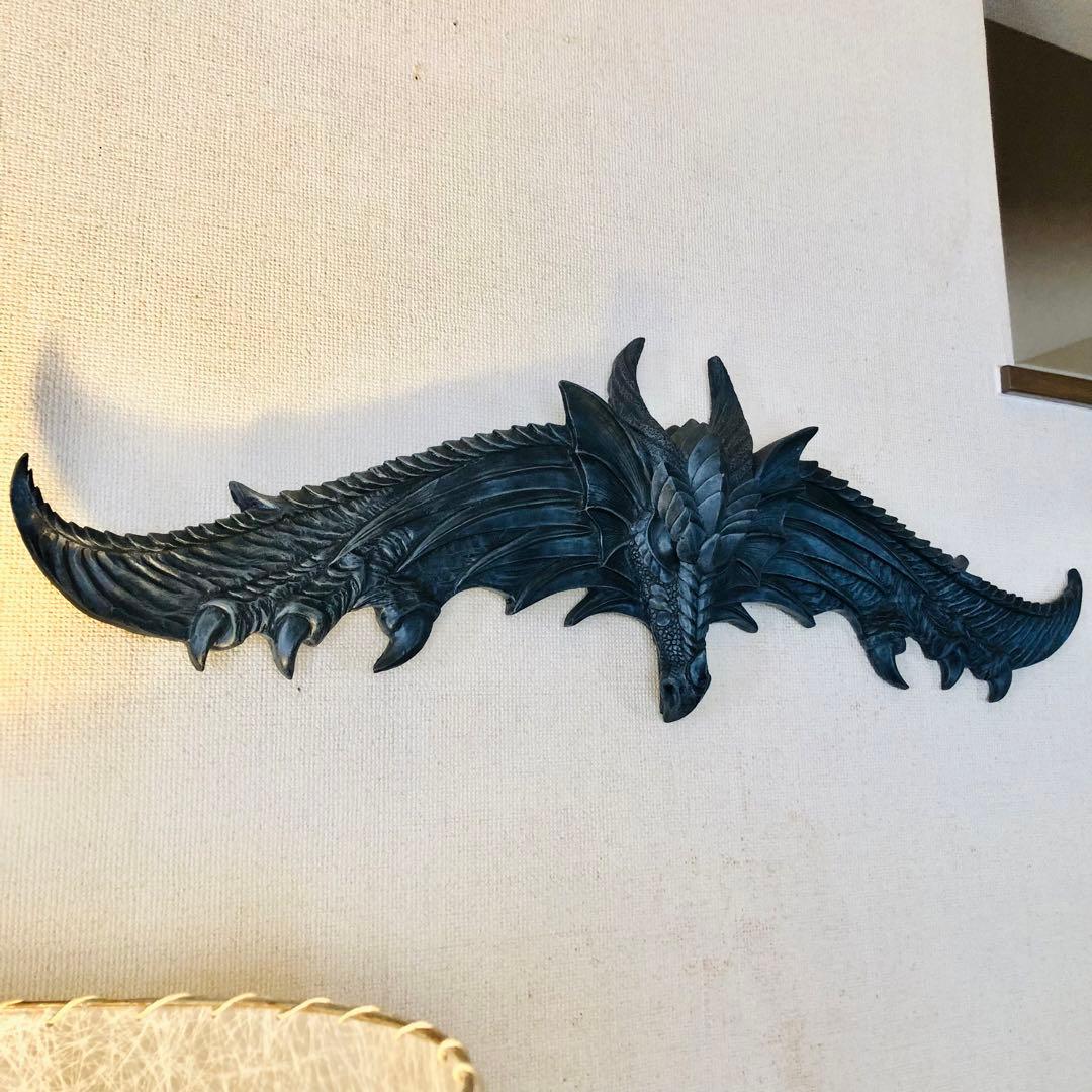 ドラゴン　壁掛け　オブジェ　大型　インテリア　龍　店舗装飾