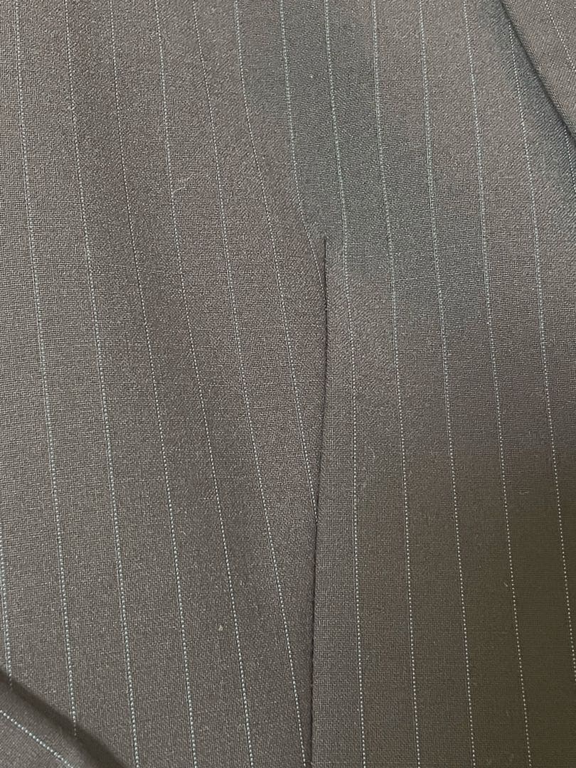 PLST パンツスーツ 上下セット ストライプ ネイビー オフィスルック 仕事用