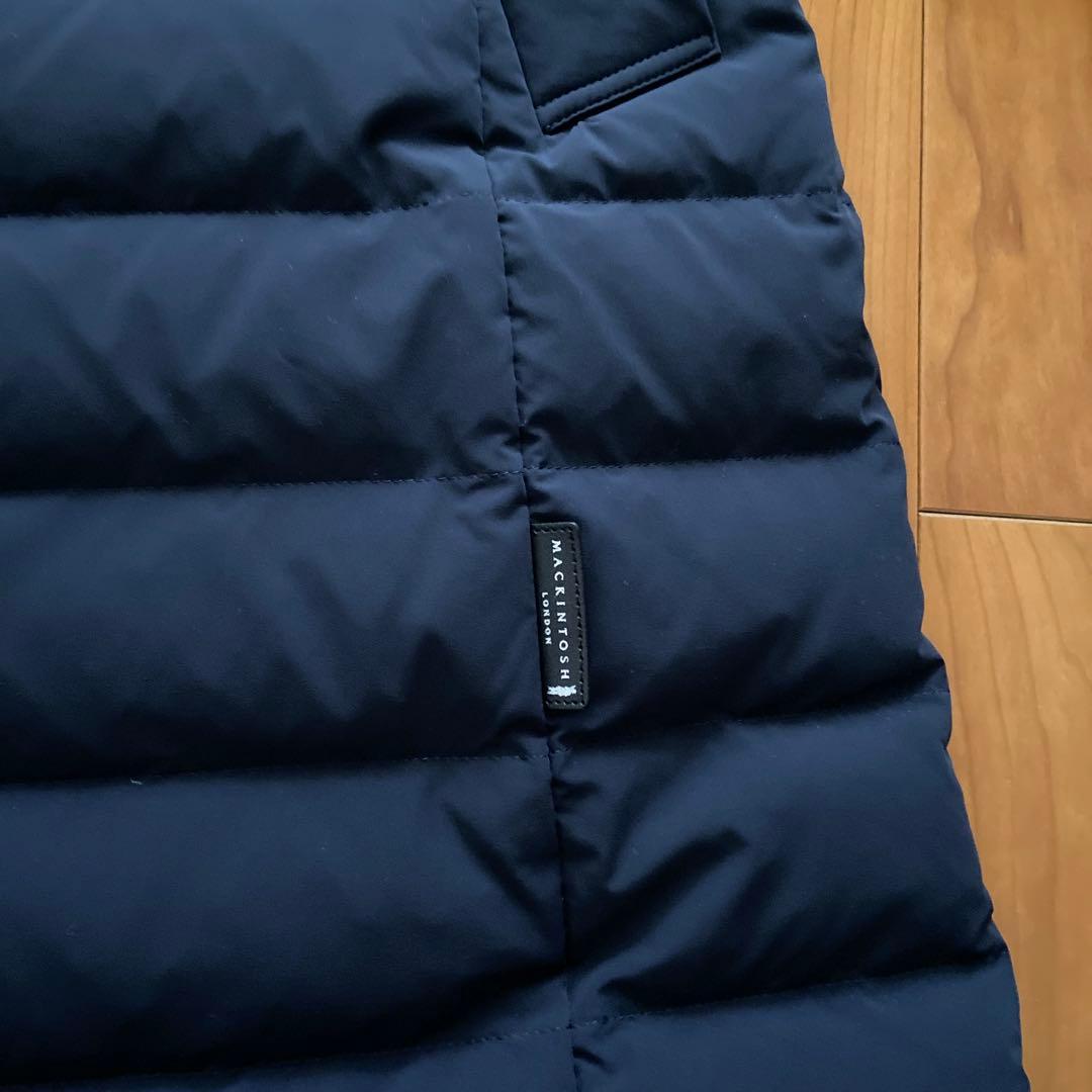 マッキントッシュロンドン ダウンコート ロング 40 ネイビー