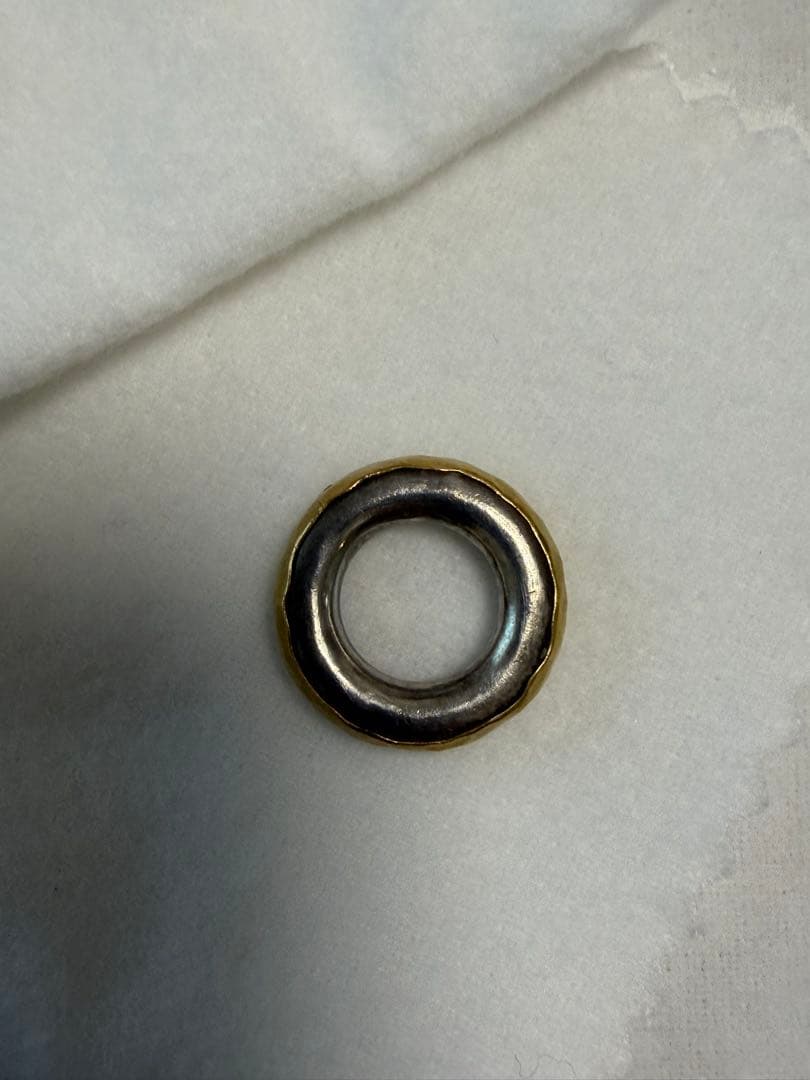 malcolm betts ペンダント ネックレス ゴールド×シルバー