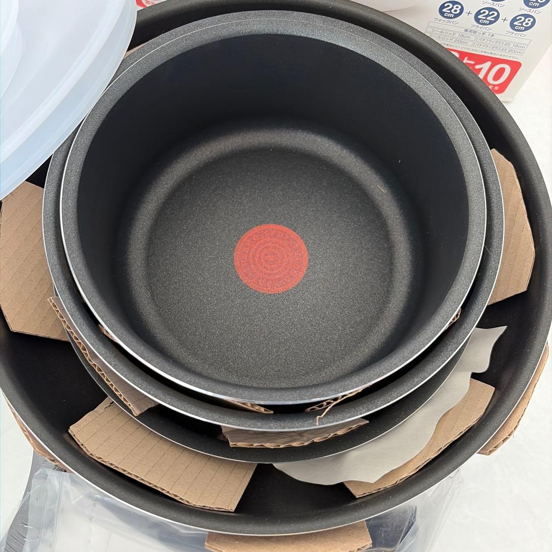 ティファール　T-fal インジニオネオサファイア　10本セット　ガス火