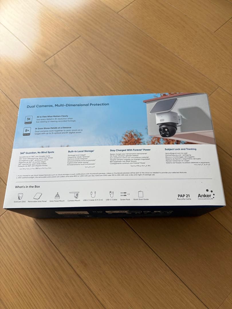 eufy Security SoloCam S340 防犯カメラAnker