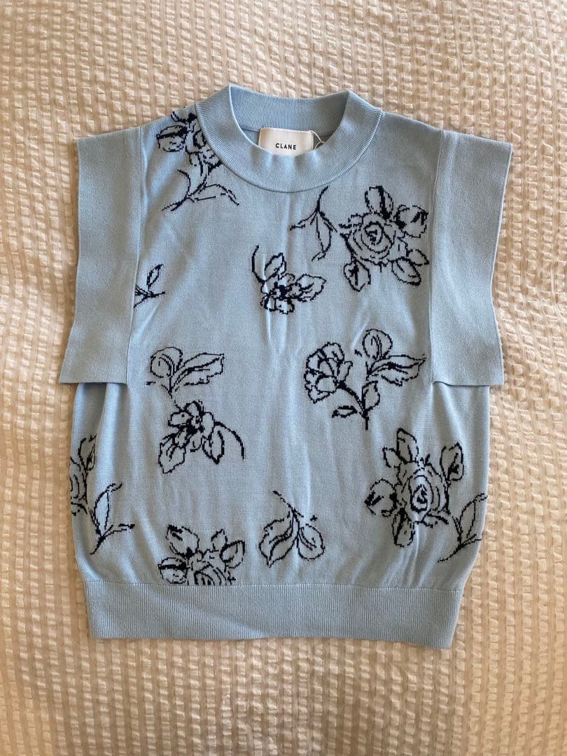 【新品】 田中みな実 × CLANE SLEEVE KNIT TOPS