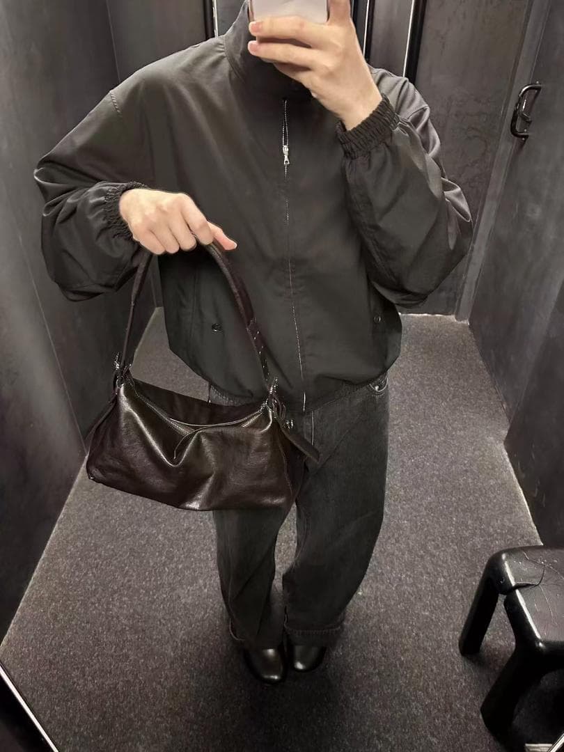 Auralee ブラック ジップアップジャケット M