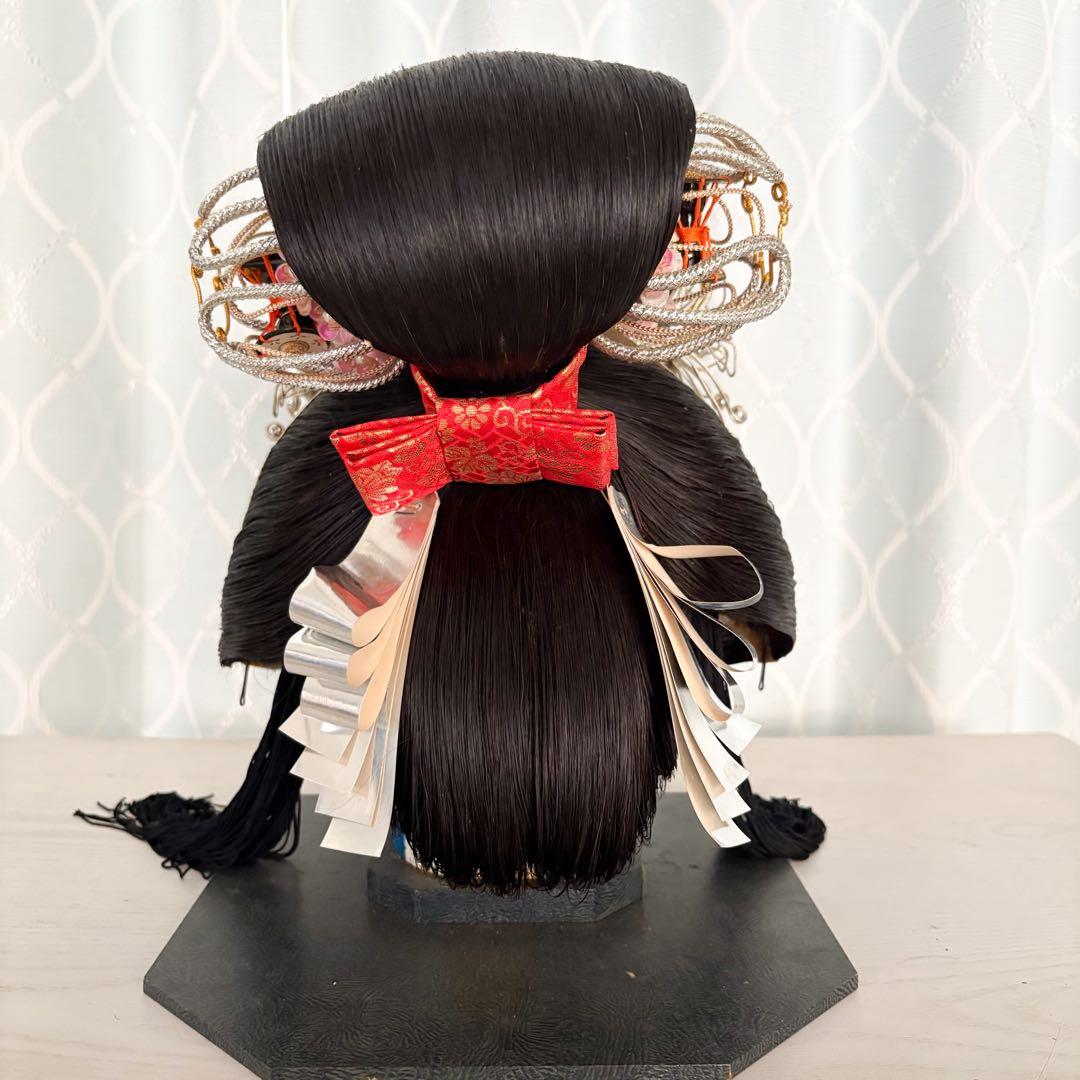 【昭和レトロ 】婚礼用かつら 美容師プロ用 ケース付 和装 日本髪 花嫁道具