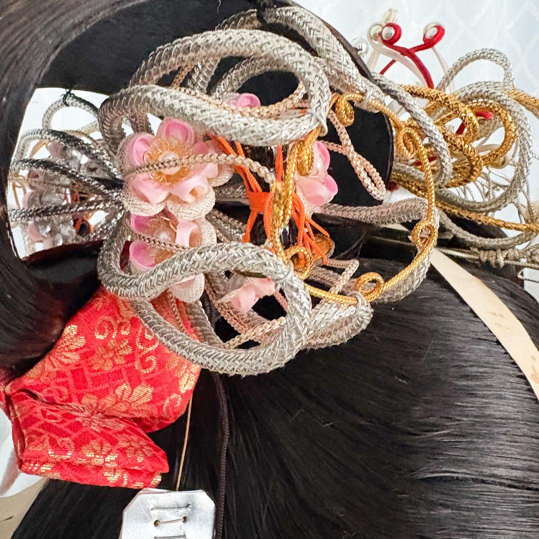 【昭和レトロ 】婚礼用かつら 美容師プロ用 ケース付 和装 日本髪 花嫁道具