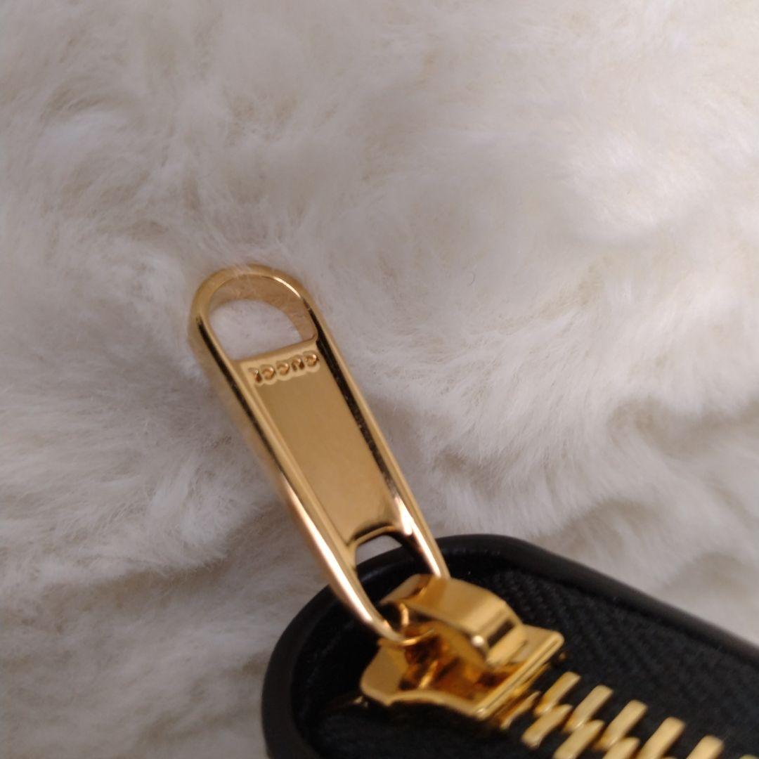 【新品未使用】GUCCI グッチブラックレザー GG長財布 男女兼用ゴールド金具