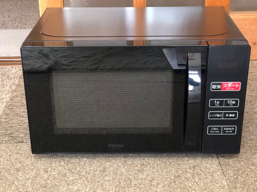 ワ*ツ様 2024年製　Haier KS-MW23T17 ブラック 単機能電子レ