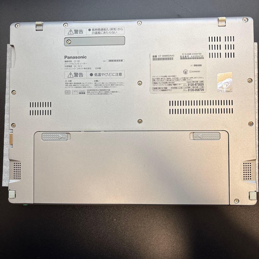 【新品液晶】レッツノート CF-SR4 第13世代i5/16GB/現行品/美品