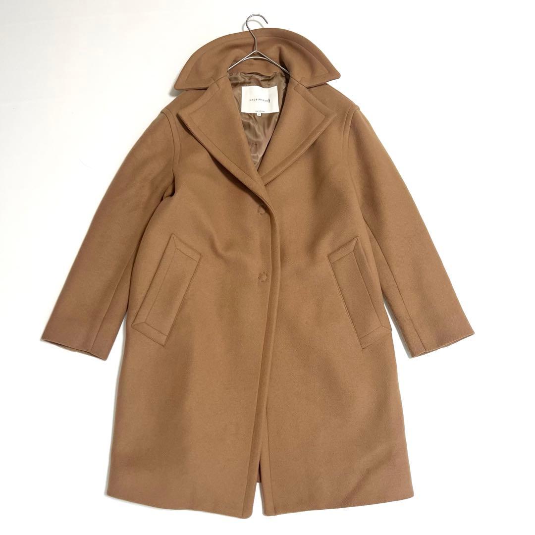 高級✨MACKINTOSH ウールチェスターコート 比翼 キャメル