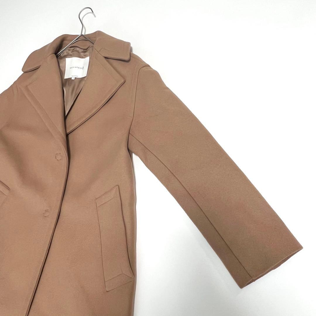 高級✨MACKINTOSH ウールチェスターコート 比翼 キャメル