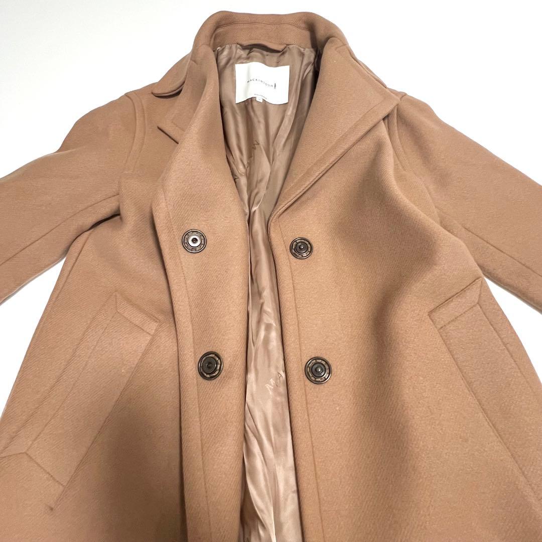 高級✨MACKINTOSH ウールチェスターコート 比翼 キャメル