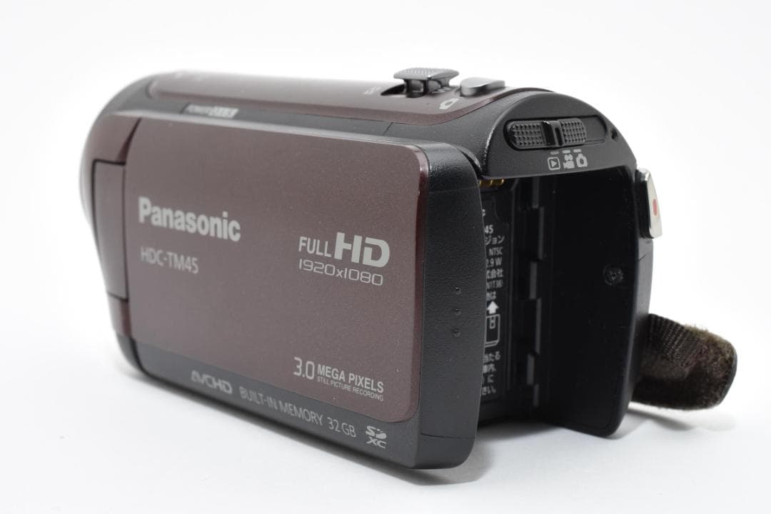 【美品】Panasonic ビデオカメラ　HDC-TM45 ブラウン　動作確認済