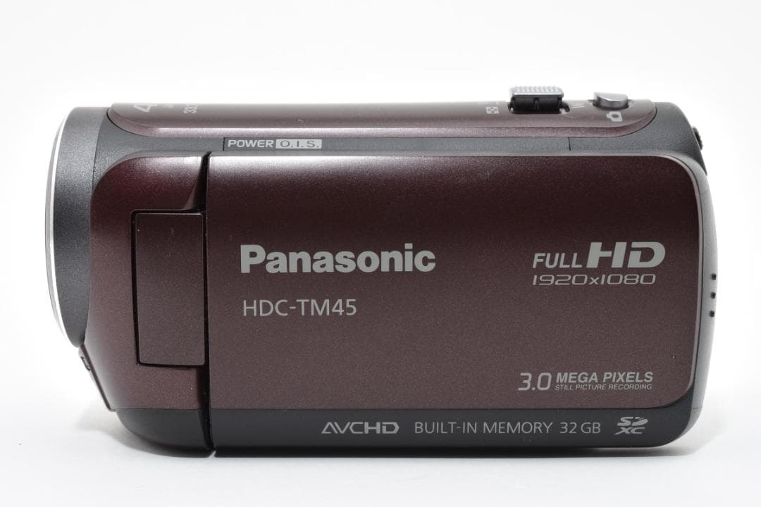 【美品】Panasonic ビデオカメラ　HDC-TM45 ブラウン　動作確認済